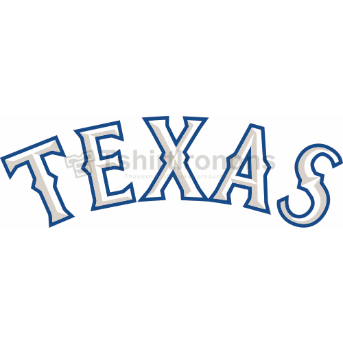 Texas Rangers T-shirts Iron On Transfers N1979
